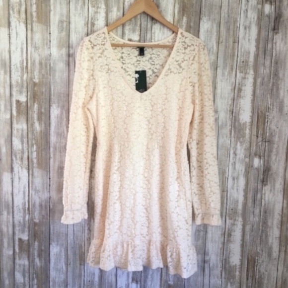 Wild Fable Cream Lace Dress - Picture 2 of 9